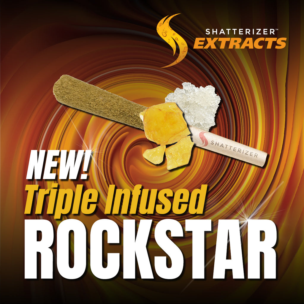 Rockstar Shatter, Diamonds & Kief Triple Infused Pre-Roll